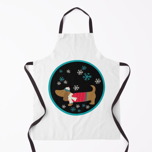 Item preview, Dog walk in snow winter dachshund designed and sold by Tanya Mihe.