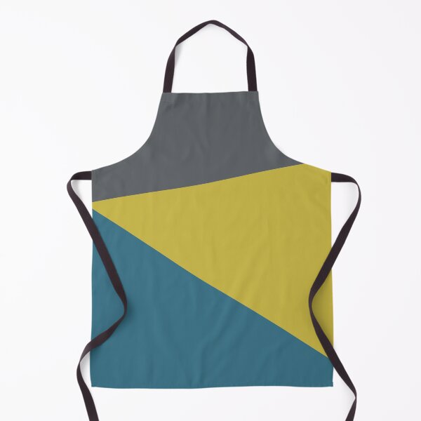 Item preview, Jag, Minimalist Angled Geometric Color Block Mustard Gold, Teal, and Charcoal Grey designed and sold by kierkegaard.
