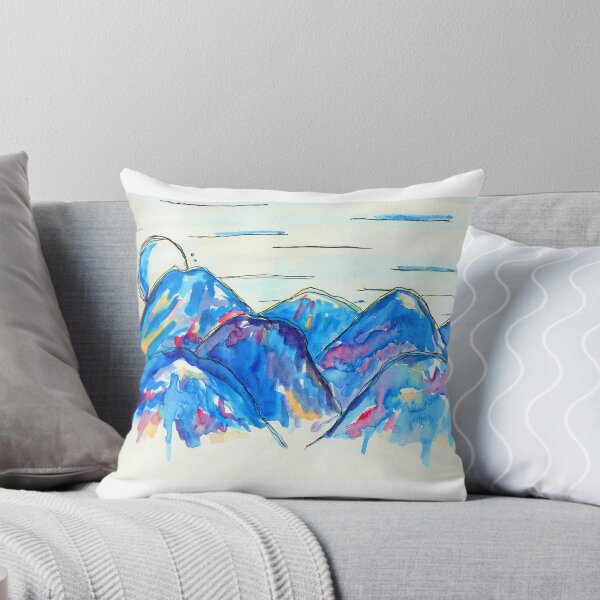 Item preview, Rainbow Watercolor Mountain designed and sold by Taylor Daniel.