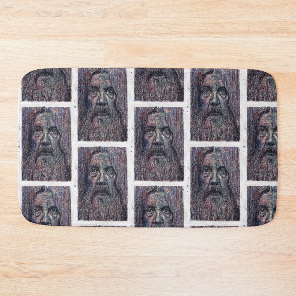 Item preview, Alan Moore - Hand Drawn Oil and Ink Portrait designed and sold by HRHildebrand.