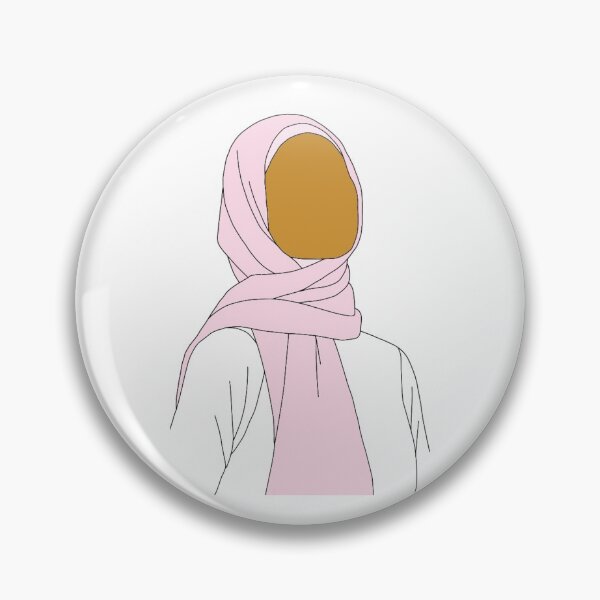 Item preview, Girl in Pink Hijab designed and sold by The Hijabi Artist.