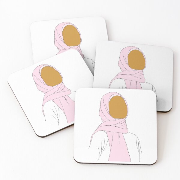 Item preview, Girl in Pink Hijab designed and sold by The Hijabi Artist.
