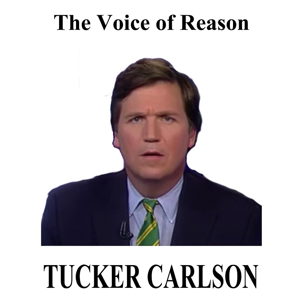 Tucker Carlson 1 By Finlaysonart Redbubble 