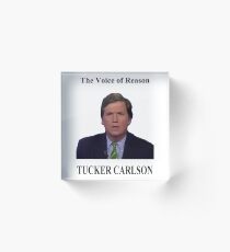 Tucker Carlson #1 Acrylic Block