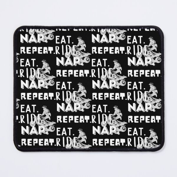 Item preview, EAT. RIDE. NAP. REPEAT. Quad -Funny Motocross designed and sold by Rally-Girl.