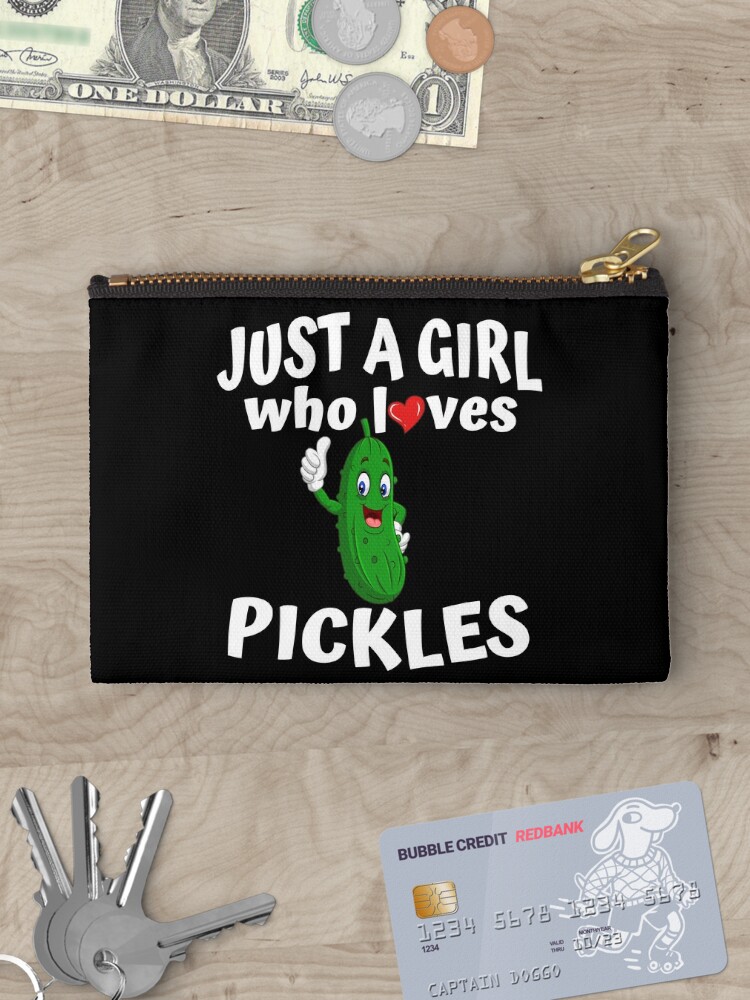 Just A Girl Who Loves Pickles Unique Pickle Gift Greeting Card for Sale by  JasKei-Designs