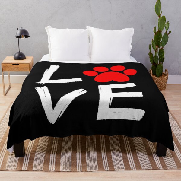 Item preview, Love Dog Lover Parent Paw - Funny Dog Gift Tee Shirt - White and Red designed and sold by ShumShumShop.