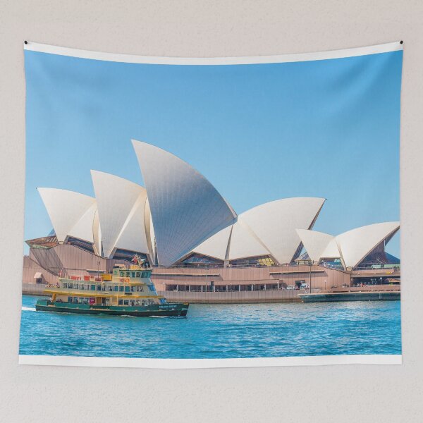 Item preview, Sydney Opera House and Sydney Ferry Blue sky designed and sold by Martin Berry Photography.