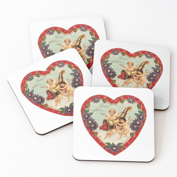 Item preview, Vintage Cherubs with Horn Valentine  designed and sold by Pinkmagenta.