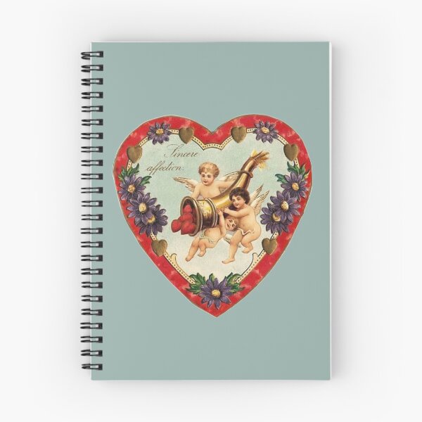 Item preview, Vintage Cherubs with Horn Valentine  designed and sold by Pinkmagenta.