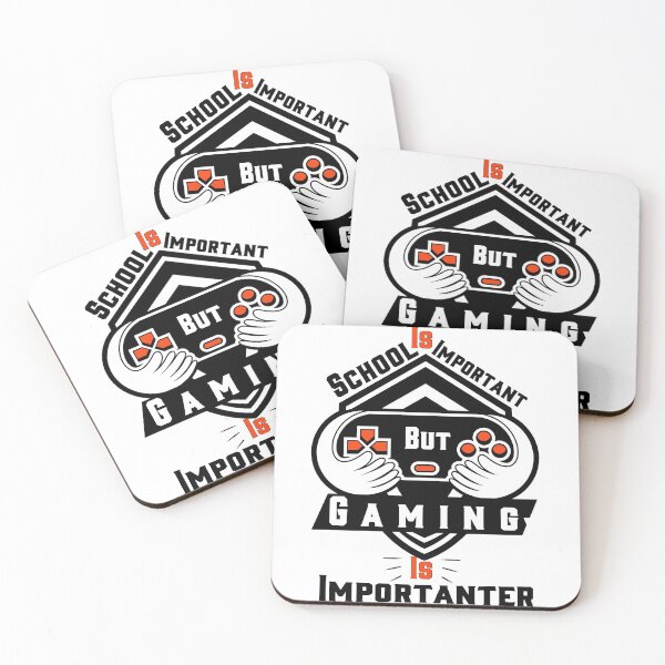 Item preview, School is important but gaming is importanter designed and sold by LouzaArte.