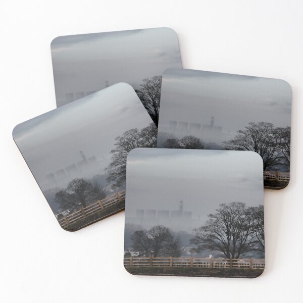 Item preview, #155 Kegworth Village and Ratcliffe Power Station in the Mist designed and sold by phutball.