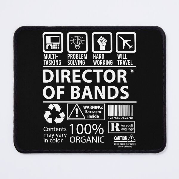 Item preview, Director Of Bands T Shirt - MultiTasking Certified Job Gift Item Tee designed and sold by oslandefren.