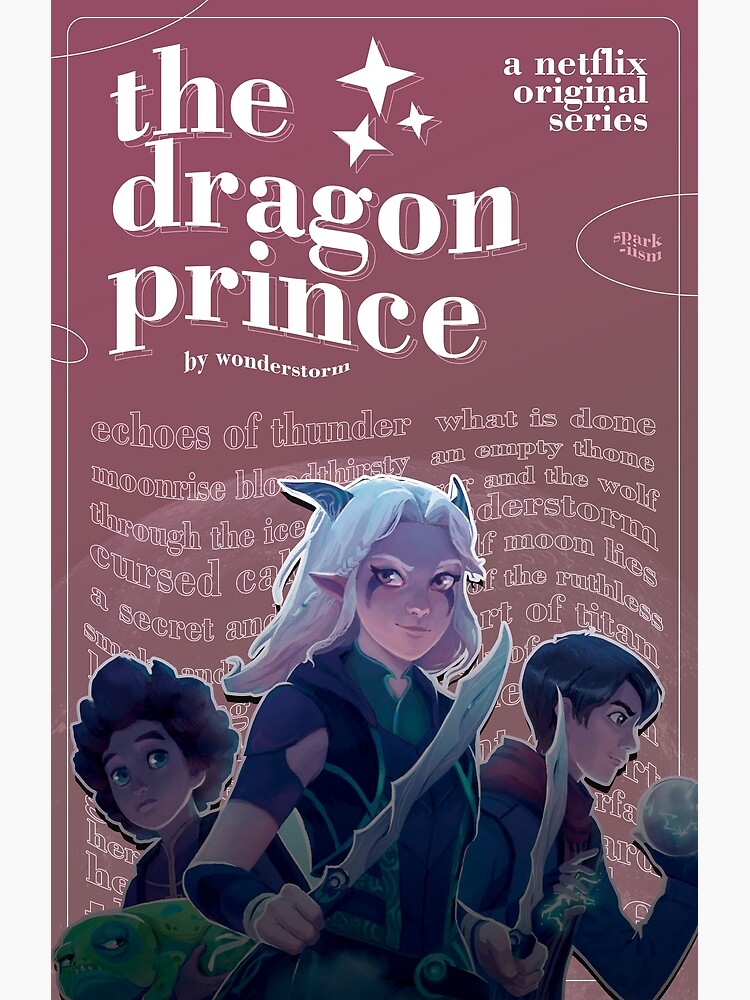 "The Dragon Prince Poster !!!" Poster for Sale by thelovecoven Redbubble