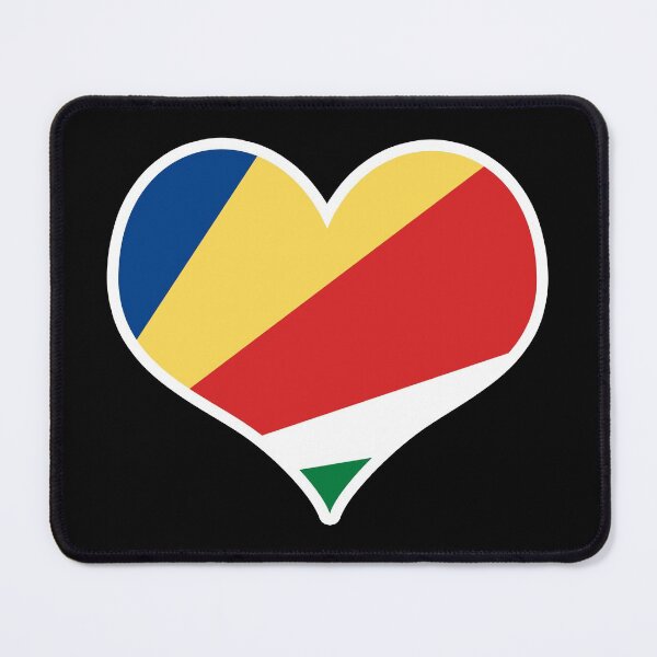 Item preview, Seychelles Flag Heart designed and sold by PKHalford.