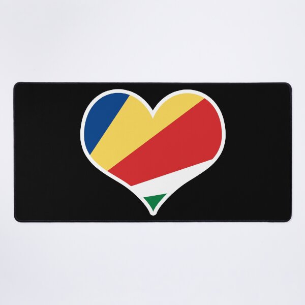 Item preview, Seychelles Flag Heart designed and sold by PKHalford.