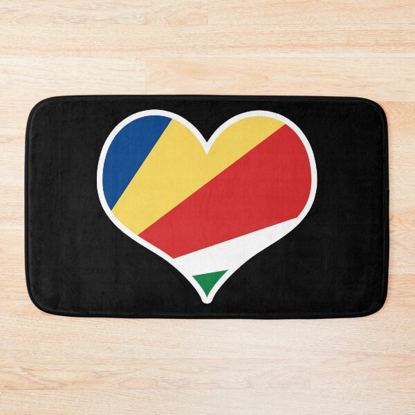 Item preview, Seychelles Flag Heart designed and sold by PKHalford.