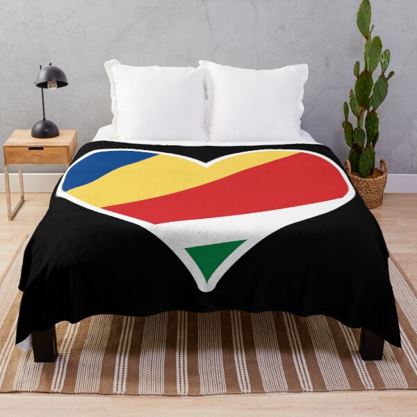 Item preview, Seychelles Flag Heart designed and sold by PKHalford.