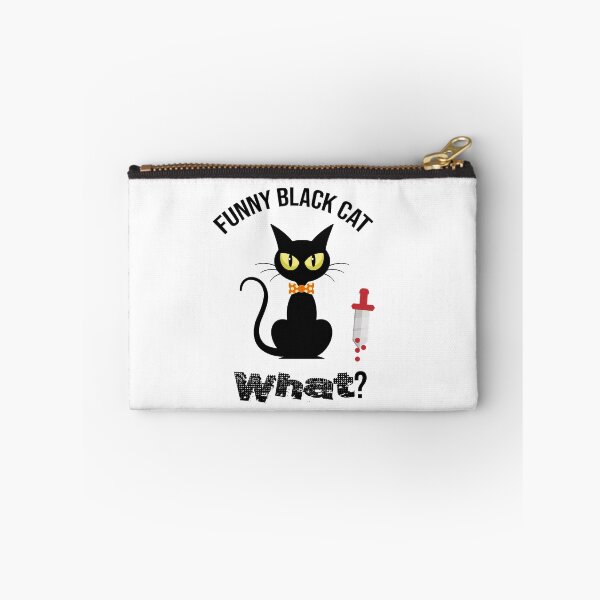 Item preview, Cat What? Funny Black Cat - Murderous Cat With Knife designed and sold by so01.
