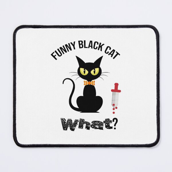 Item preview, Cat What? Funny Black Cat - Murderous Cat With Knife designed and sold by so01.