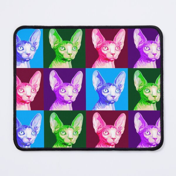 Item preview, Pop Art Sphynx Cat Portrait designed and sold by Deborah Camp.