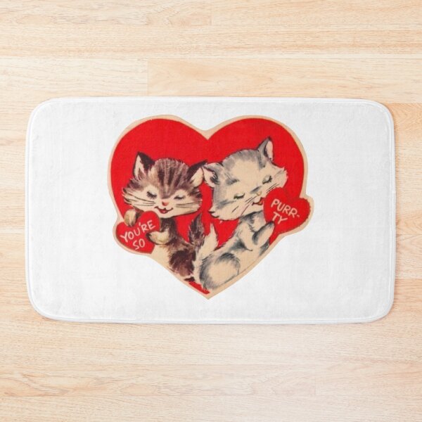 Item preview, Cat Vintage Valentine’s Day Card  designed and sold by Pinkmagenta.