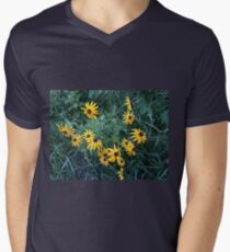 Black Eyed Susan Flowers Men's V-Neck T-Shirt