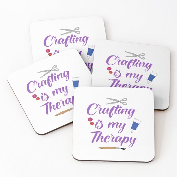 Item preview, Crafting is my therapy designed and sold by KaisPrints.