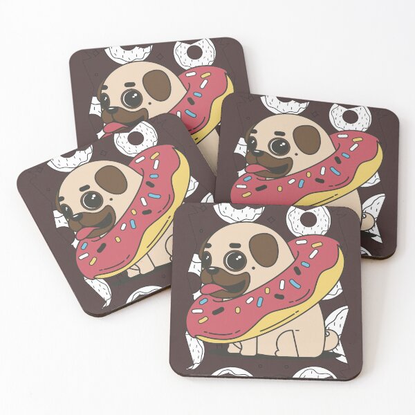 Item preview, Cute Dog with  Donut-funny  designed and sold by Cheeky Popp.