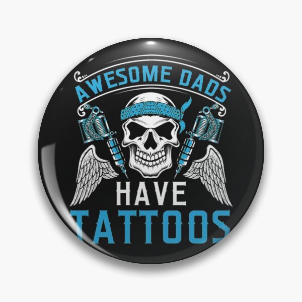 Item preview, Awesome dad tattoos designed and sold by ClamenTaon.