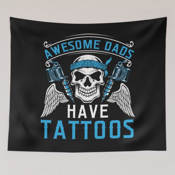 Item preview, Awesome dad tattoos designed and sold by ClamenTaon.