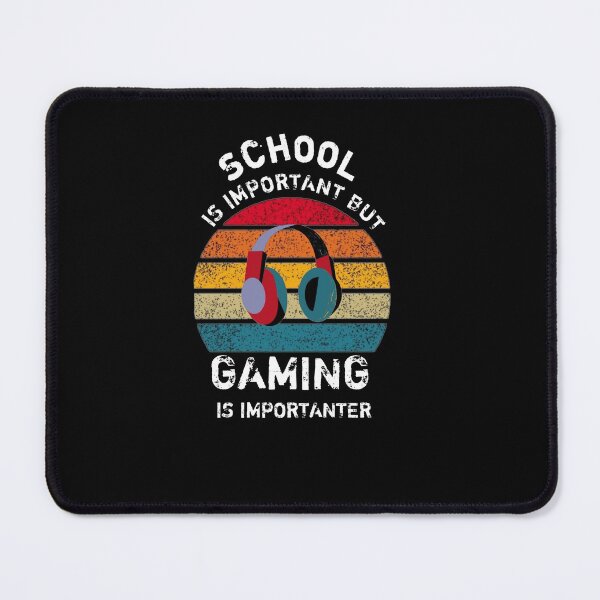 Item preview, School Is Important But Gaming Is Importanter Classic T-shirt  designed and sold by Ryn2020.