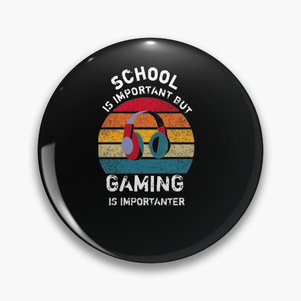 Item preview, School Is Important But Gaming Is Importanter Classic T-shirt  designed and sold by Ryn2020.