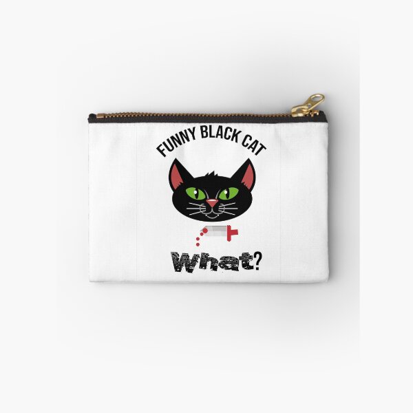 Item preview, Cat What? Funny Black Cat - Murderous Cat With Knife designed and sold by so01.