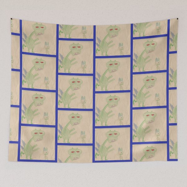 Item preview, Childhood Monster Drawing #1 designed and sold by tessek461.