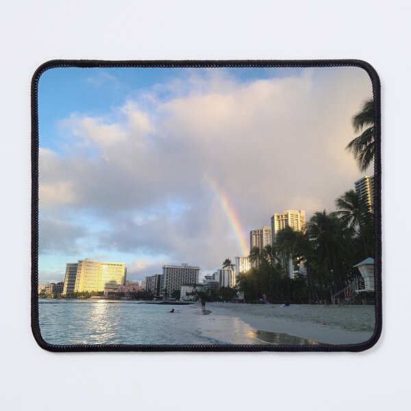Item preview, Rainbow over Waikiki designed and sold by elisacardnell.