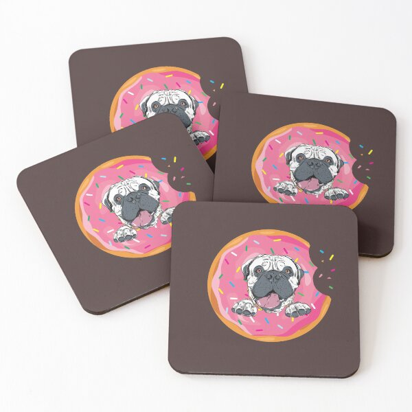 Item preview, Cute Dog with  Donut-funny  designed and sold by Cheeky Popp.