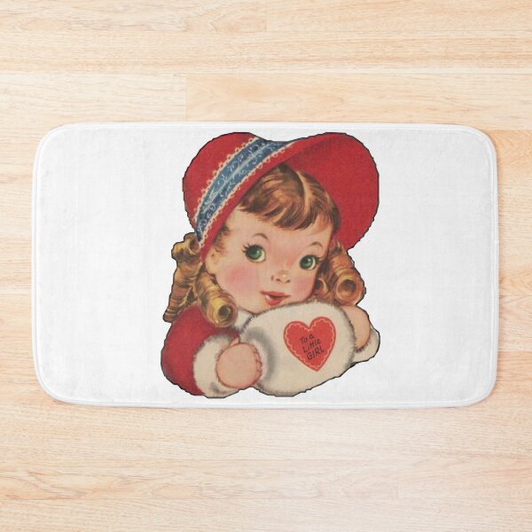 Item preview, Vintage Valentine’s Day with Little Girl  designed and sold by Pinkmagenta.