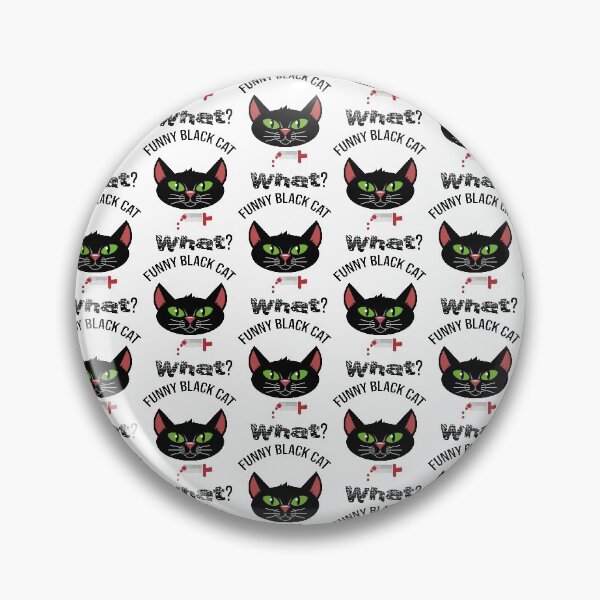 Item preview, Cat What? Funny Black Cat - Murderous Cat With Knife designed and sold by so01.