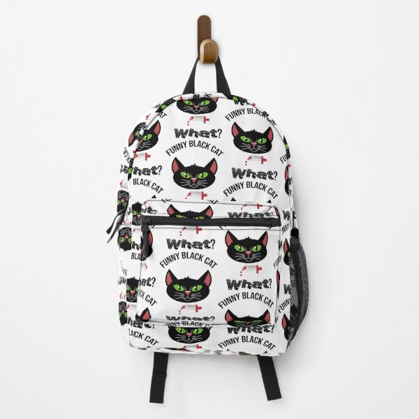 Item preview, Cat What? Funny Black Cat - Murderous Cat With Knife designed and sold by so01.
