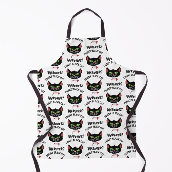 Item preview, Cat What? Funny Black Cat - Murderous Cat With Knife designed and sold by so01.