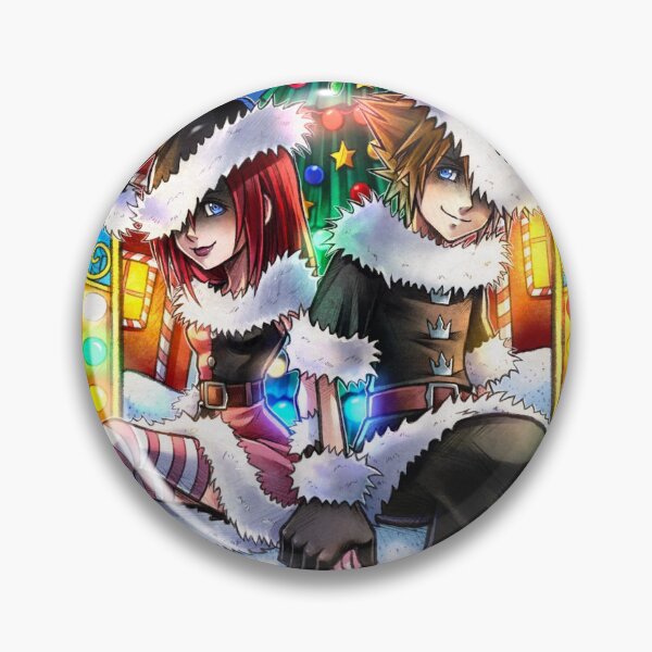 Item preview, Sora and Kairi Christmas Town Kingdom Hearts 2 designed and sold by Lali-Holley.