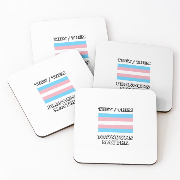 Item preview, Pronouns Matter Trans Flag They Them designed and sold by Inspirationmotivation.