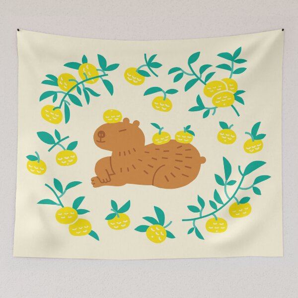Item preview, Yuzu Capybara designed and sold by Smallseeds Studio.