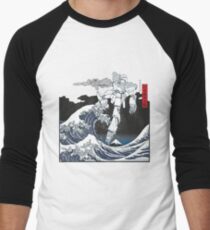 Mecha Wave Men's Baseball ¾ T-Shirt