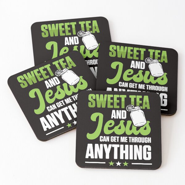 Item preview, Funny Sweet Tea And Jesus Can Get Me Through Anything  designed and sold by MagicSD Designs.