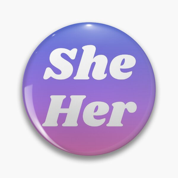 Item preview, She/Her Pronouns (Bi Pride) designed and sold by houseplantbabe.