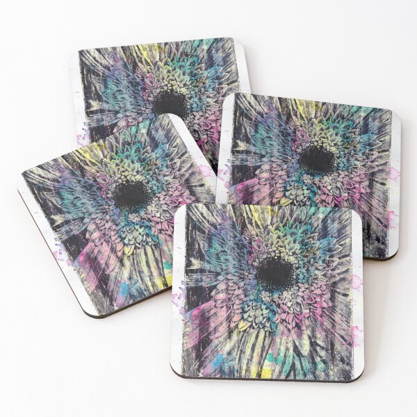 Item preview, Flower - Hand Drawn Oil and Ink Picture designed and sold by HRHildebrand.
