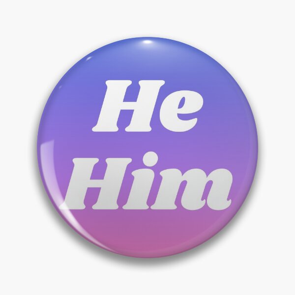 Item preview, He/Him Pronouns (Bi Pride) designed and sold by houseplantbabe.