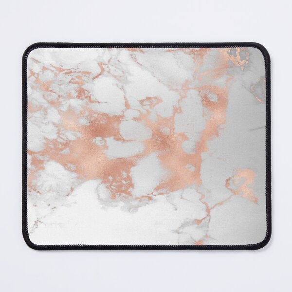 Item preview, White Marble Rose Gold Veins designed and sold by PixDezines.
